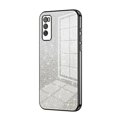 Huawei Enjoy 20 Pro Luxury Glitter Gradient Powder Electroplated Case with Advanced Protection and Style