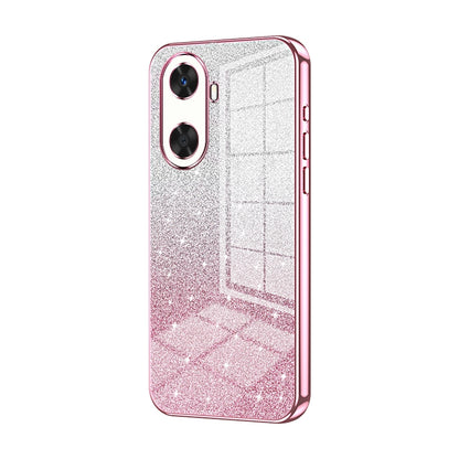 Huawei Enjoy 60 Luxury Glitter Gradient Powder Electroplated Case with Advanced Protection and Style