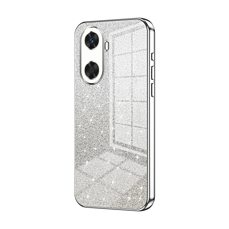 Huawei Enjoy 60 Luxury Glitter Gradient Powder Electroplated Case with Advanced Protection and Style