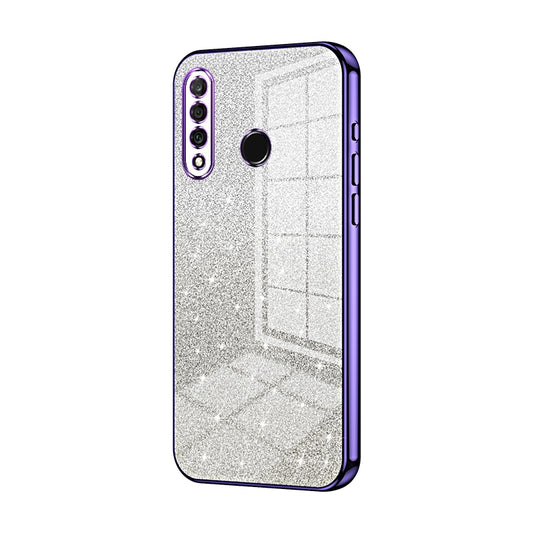 Huawei Nova 4e Luxury Glitter Gradient Powder Electroplated Case with Advanced Protection and Style