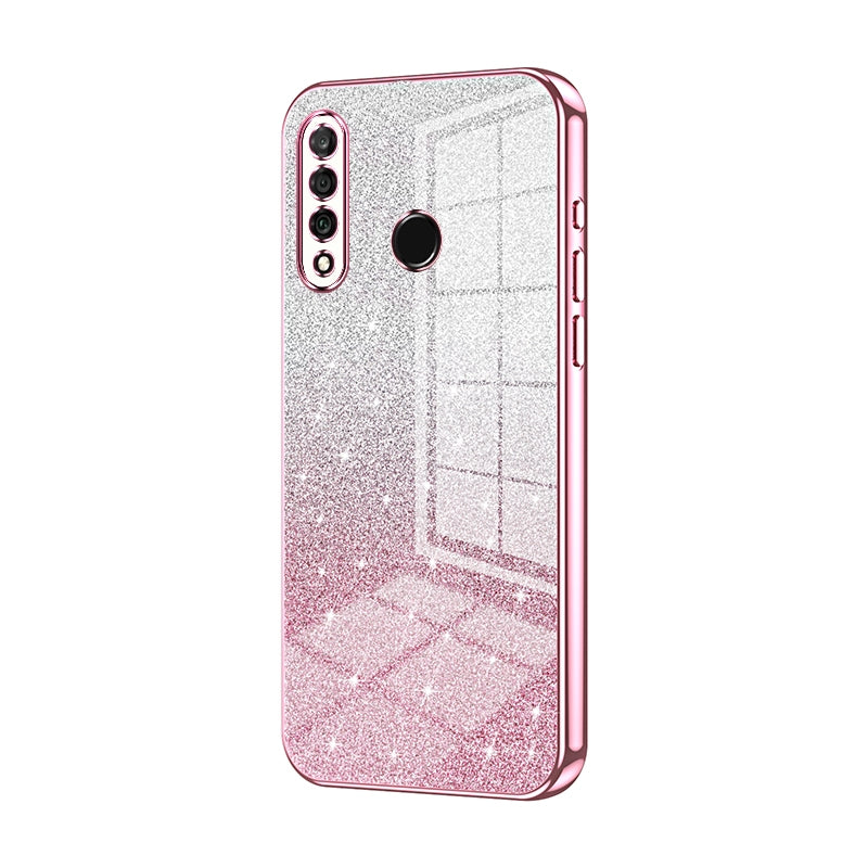 Huawei Nova 4e Luxury Glitter Gradient Powder Electroplated Case with Advanced Protection and Style
