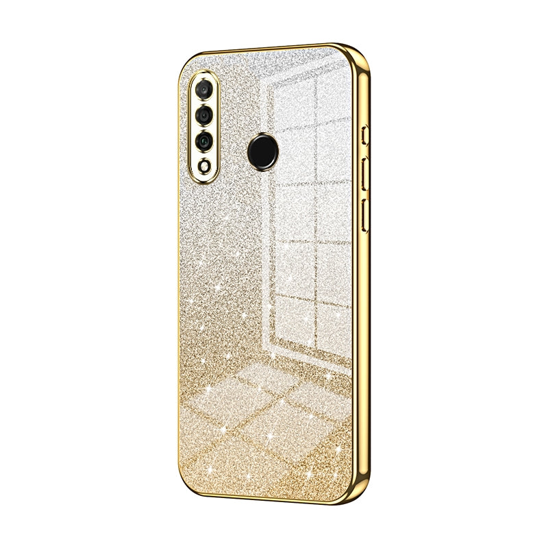 Huawei Nova 4e Luxury Glitter Gradient Powder Electroplated Case with Advanced Protection and Style