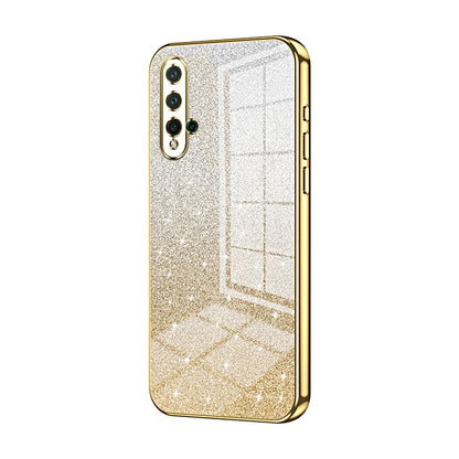 Huawei Nova 5 Luxury Glitter Gradient Powder Electroplated Case with Advanced Protection and Style