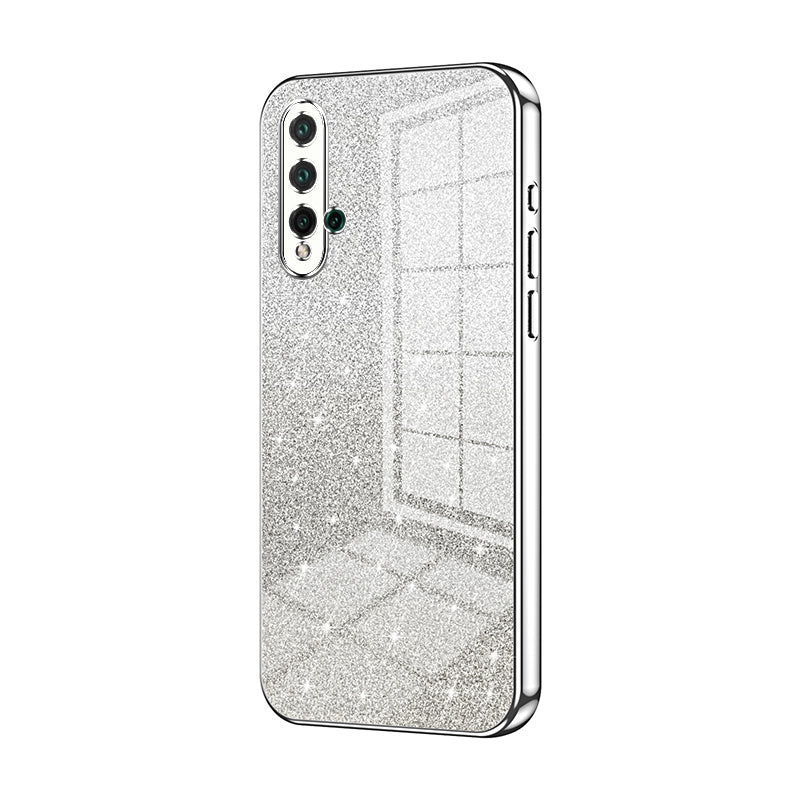 Huawei Nova 5 Luxury Glitter Gradient Powder Electroplated Case with Advanced Protection and Style