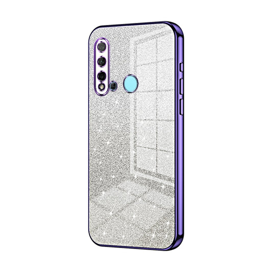 Huawei P20 lite 2019 Luxury Glitter Gradient Powder Electroplated Case with Advanced Protection and Style