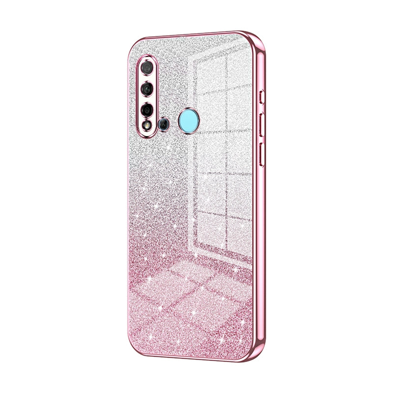 Huawei P20 lite 2019 Luxury Glitter Gradient Powder Electroplated Case with Advanced Protection and Style