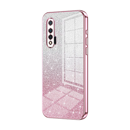 Huawei Nova 6 Luxury Glitter Gradient Powder Electroplated Case with Advanced Protection and Style