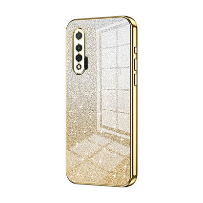 Huawei Nova 6 Luxury Glitter Gradient Powder Electroplated Case with Advanced Protection and Style