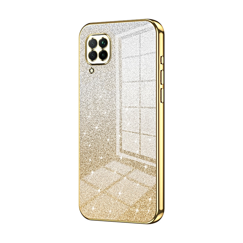 Huawei Nova 6 SE Luxury Glitter Gradient Powder Electroplated Case with Advanced Protection and Style