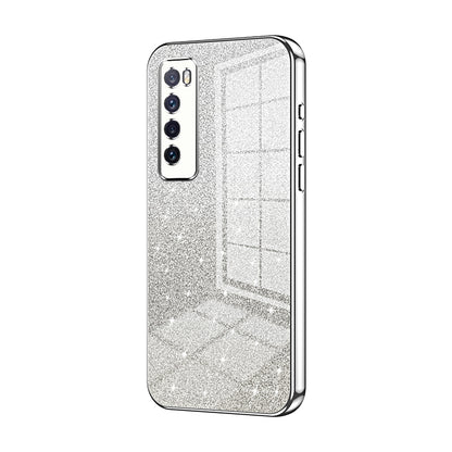 Huawei Nova 7 Luxury Glitter Gradient Powder Electroplated Case with Advanced Protection and Style