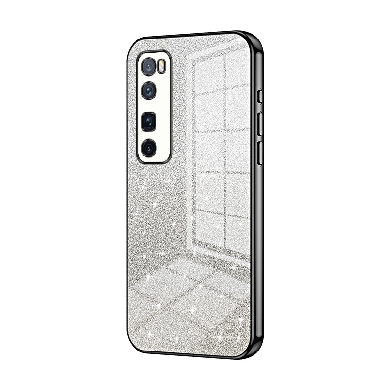 Huawei Nova 7 Pro Luxury Glitter Gradient Powder Electroplated Case with Advanced Protection and Style