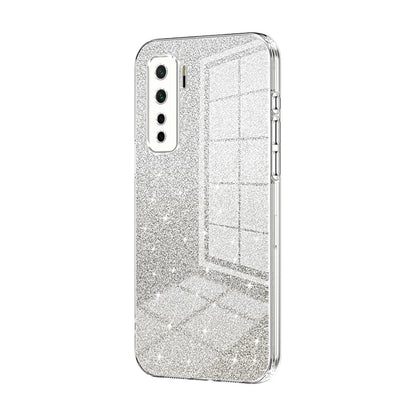 Huawei Nova 7 SE Luxury Glitter Gradient Powder Electroplated Case with Advanced Protection and Style