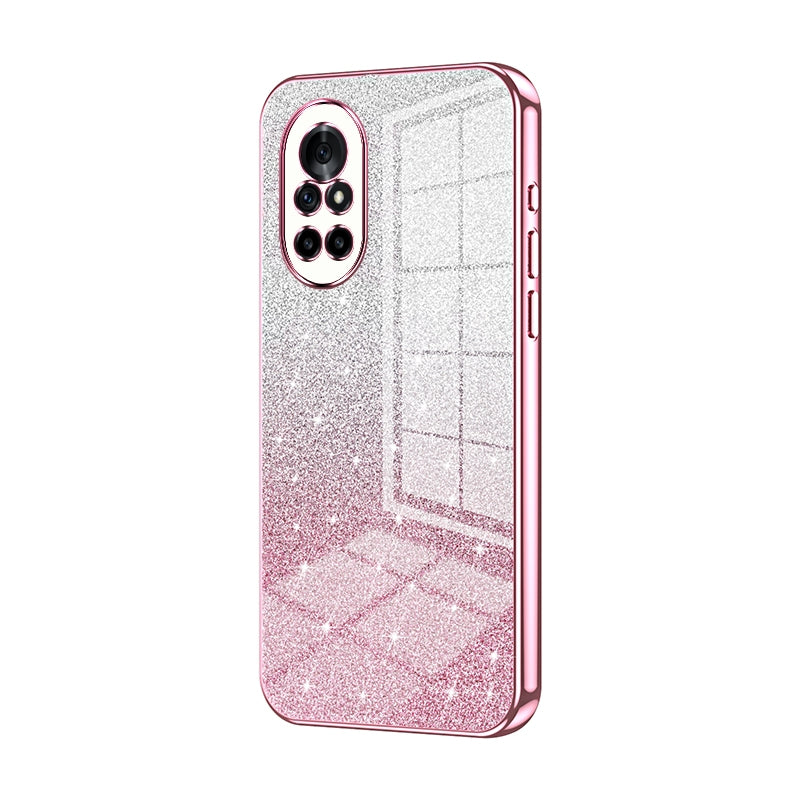Huawei Nova 8 4G Luxury Glitter Gradient Powder Electroplated Case with Advanced Protection and Style
