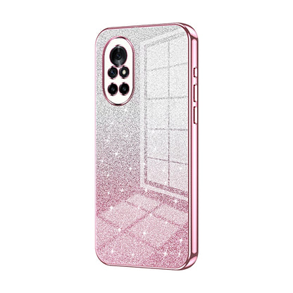 Huawei Nova 8 4G Luxury Glitter Gradient Powder Electroplated Case with Advanced Protection and Style