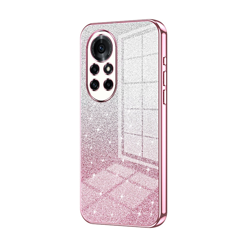 Huawei Nova 8 Pro Luxury Glitter Gradient Powder Electroplated Case with Advanced Protection and Style