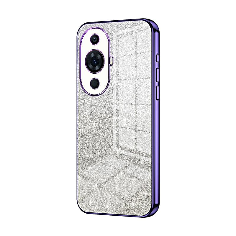 Huawei Nova 11 Pro Luxury Glitter Gradient Powder Electroplated Case with Advanced Protection and Style