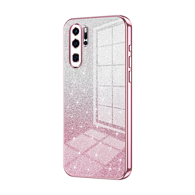 Huawei P30 Pro Luxury Glitter Gradient Powder Electroplated Case with Advanced Protection and Style