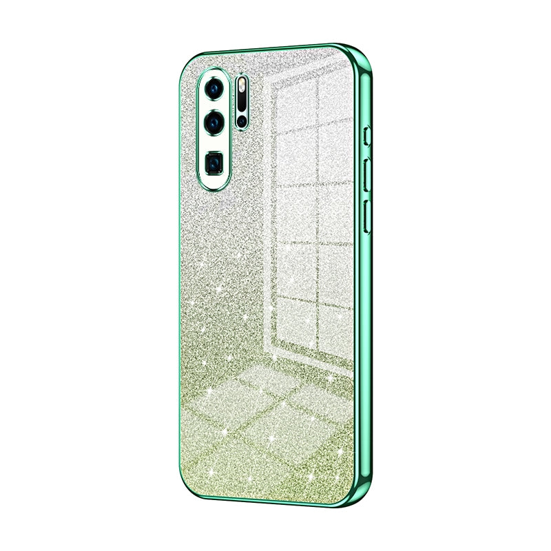 Huawei P30 Pro Luxury Glitter Gradient Powder Electroplated Case with Advanced Protection and Style