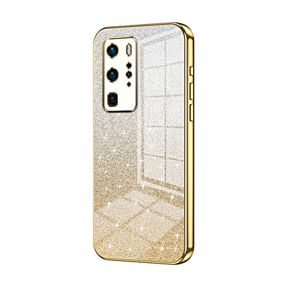 Huawei P40 Pro Luxury Glitter Gradient Powder Electroplated Case with Advanced Protection and Style
