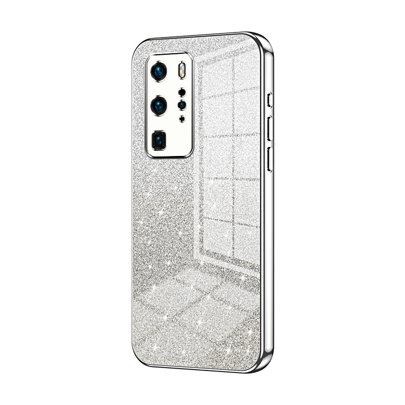 Huawei P40 Pro Luxury Glitter Gradient Powder Electroplated Case with Advanced Protection and Style