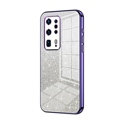 Huawei P40 Pro+ Luxury Glitter Gradient Powder Electroplated Case with Advanced Protection and Style