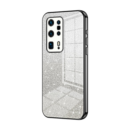 Huawei P40 Pro+ Luxury Glitter Gradient Powder Electroplated Case with Advanced Protection and Style