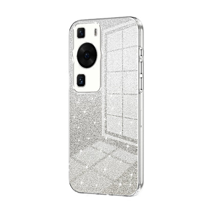 Huawei P60 Pro Luxury Glitter Gradient Powder Electroplated Case with Advanced Protection and Style