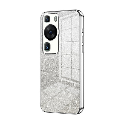 Huawei P60 Pro Luxury Glitter Gradient Powder Electroplated Case with Advanced Protection and Style
