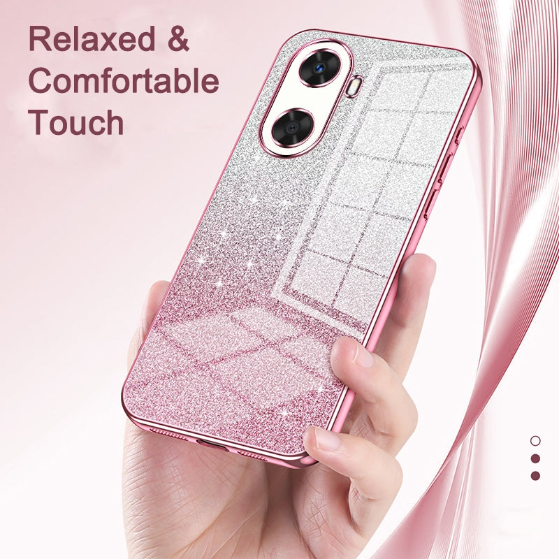 Huawei Mate 40 Pro Luxury Glitter Gradient Powder Electroplated Case with Advanced Protection and Style