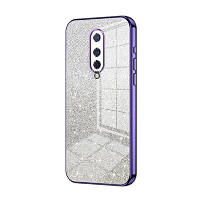 OnePlus 8 Luxury Glitter Gradient Powder Electroplated Case with Advanced Protection and Style