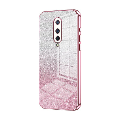 OnePlus 8 Luxury Glitter Gradient Powder Electroplated Case with Advanced Protection and Style