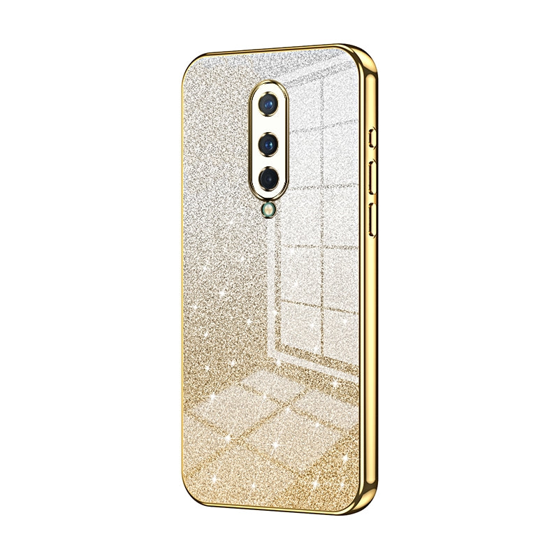 OnePlus 8 Luxury Glitter Gradient Powder Electroplated Case with Advanced Protection and Style