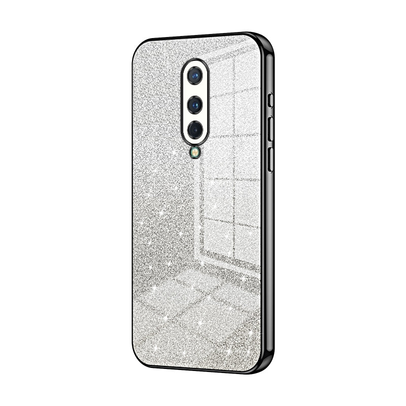 OnePlus 8 Luxury Glitter Gradient Powder Electroplated Case with Advanced Protection and Style