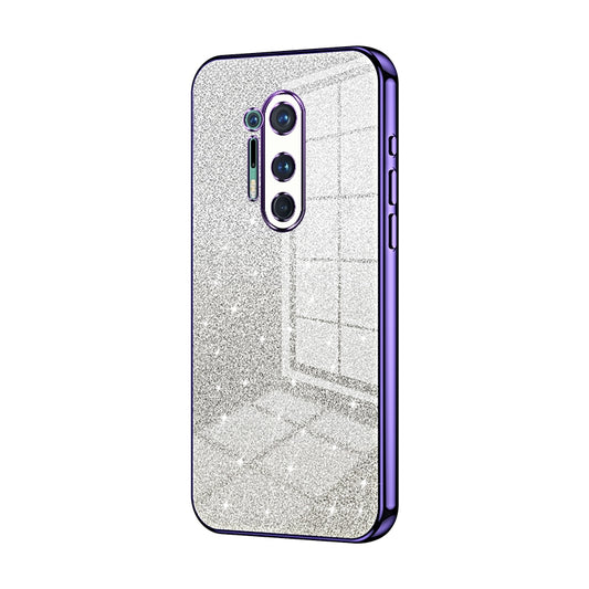OnePlus 8 Pro Luxury Glitter Gradient Powder Electroplated Case with Advanced Protection and Style