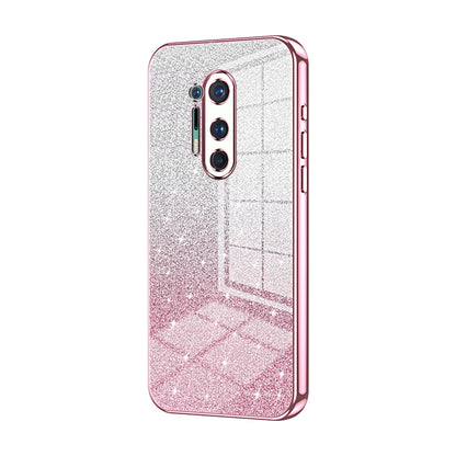OnePlus 8 Pro Luxury Glitter Gradient Powder Electroplated Case with Advanced Protection and Style