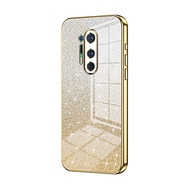 OnePlus 8 Pro Luxury Glitter Gradient Powder Electroplated Case with Advanced Protection and Style