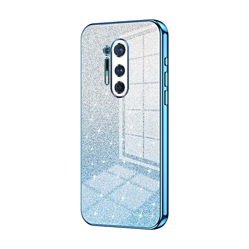 OnePlus 8 Pro Luxury Glitter Gradient Powder Electroplated Case with Advanced Protection and Style