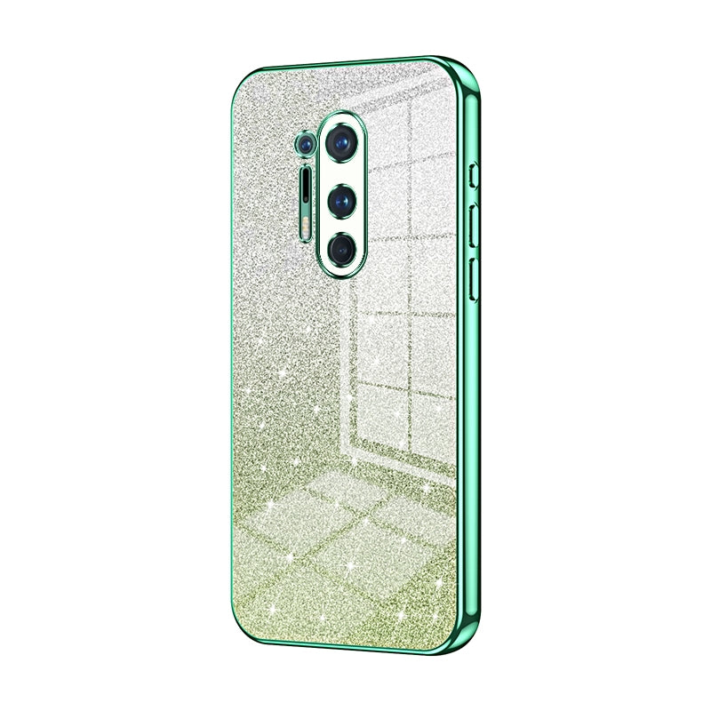 OnePlus 8 Pro Luxury Glitter Gradient Powder Electroplated Case with Advanced Protection and Style