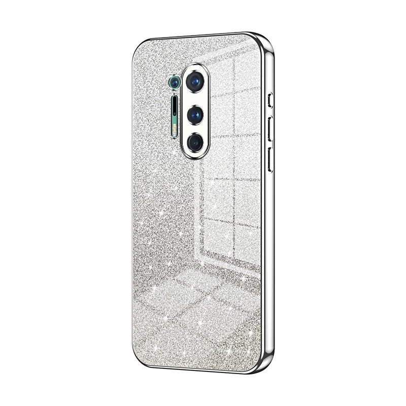 OnePlus 8 Pro Luxury Glitter Gradient Powder Electroplated Case with Advanced Protection and Style