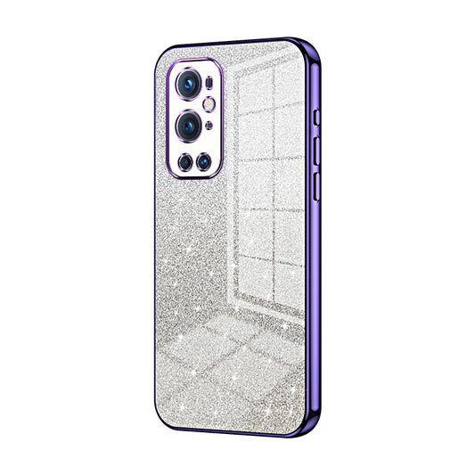OnePlus 9 Pro Luxury Glitter Gradient Powder Electroplated Case with Advanced Protection and Style