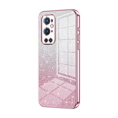 OnePlus 9 Pro Luxury Glitter Gradient Powder Electroplated Case with Advanced Protection and Style