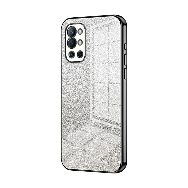 OnePlus 9R Luxury Glitter Gradient Powder Electroplated Case with Advanced Protection and Style