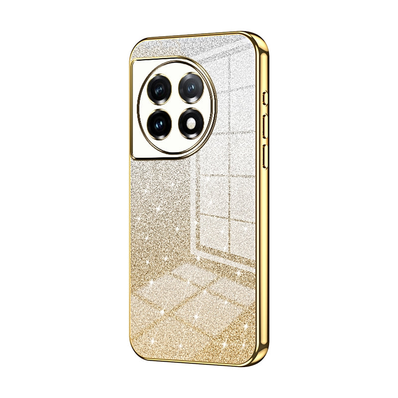 OnePlus 11 Luxury Glitter Gradient Powder Electroplated Case with Advanced Protection and Style
