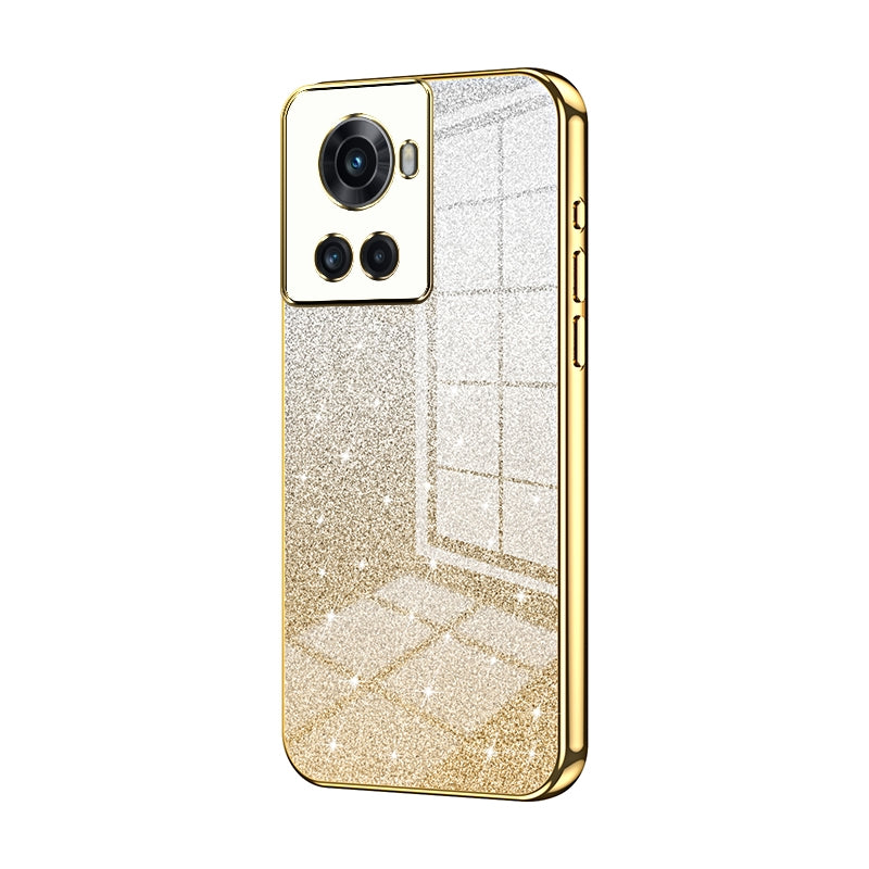 OnePlus Ace Luxury Glitter Gradient Powder Electroplated Case with Advanced Protection and Style