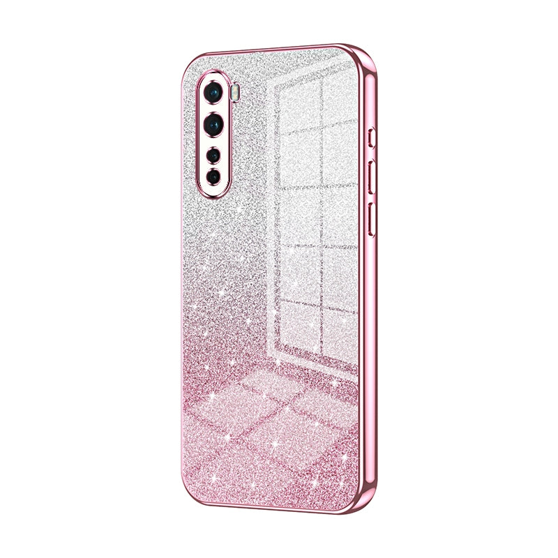 OnePlus Nord Luxury Glitter Gradient Powder Electroplated Case with Advanced Protection and Style