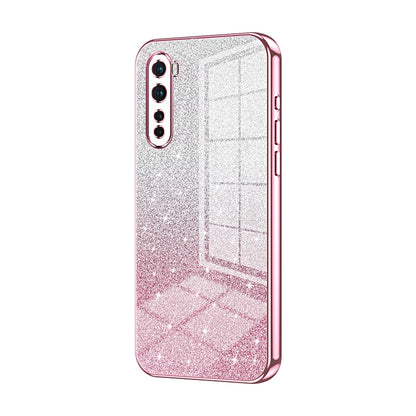OnePlus Nord Luxury Glitter Gradient Powder Electroplated Case with Advanced Protection and Style