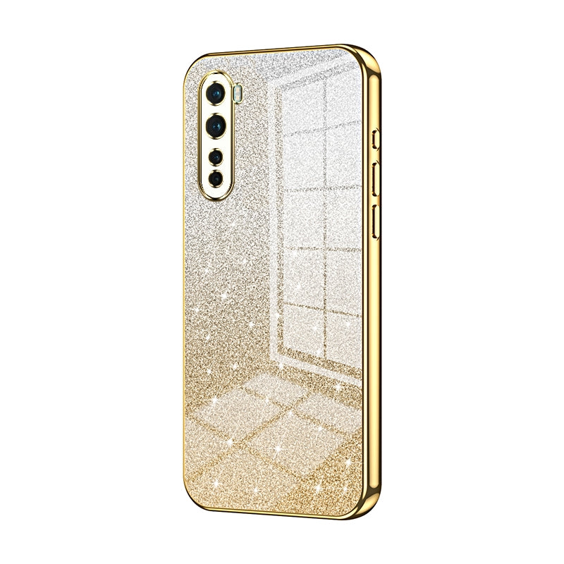 OnePlus Nord Luxury Glitter Gradient Powder Electroplated Case with Advanced Protection and Style