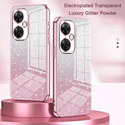 OnePlus 8 Pro Luxury Glitter Gradient Powder Electroplated Case with Advanced Protection and Style