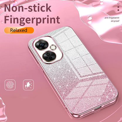 OnePlus 8 Luxury Glitter Gradient Powder Electroplated Case with Advanced Protection and Style