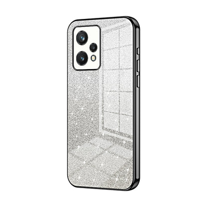Realme 9 Pro Luxury Glitter Gradient Powder Electroplated Case with Advanced Protection and Style